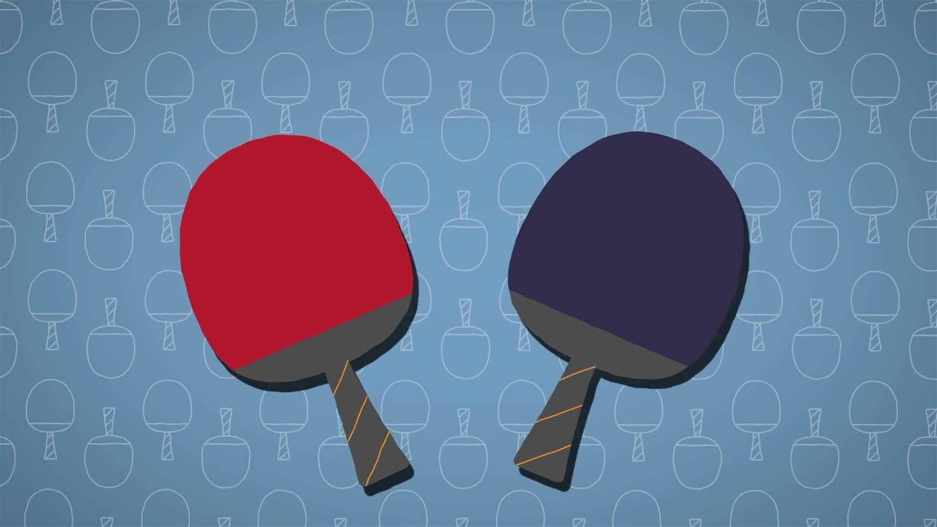 I WONDER - Why Do Table Tennis Rackets Have Two Different Coloured ...