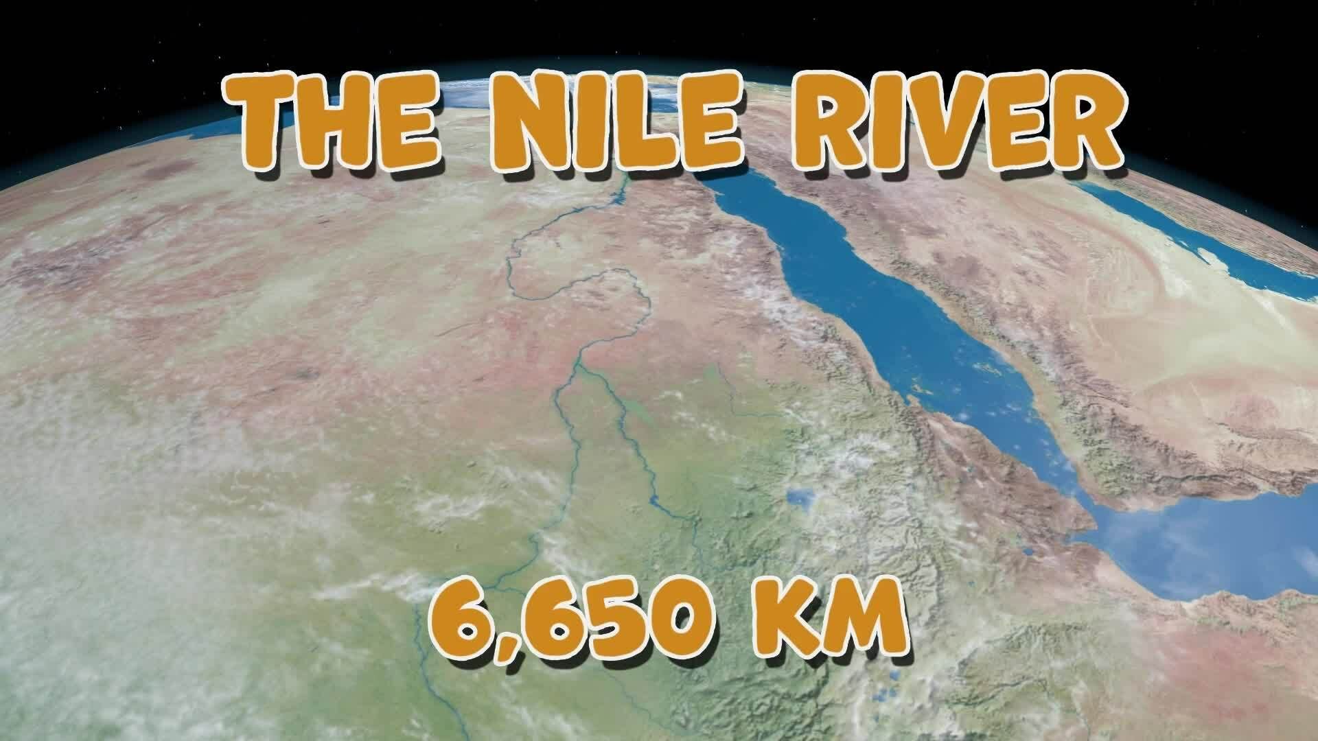 Fact File Longest Rivers High Five Facts - Longest Rivers - Kidzovo