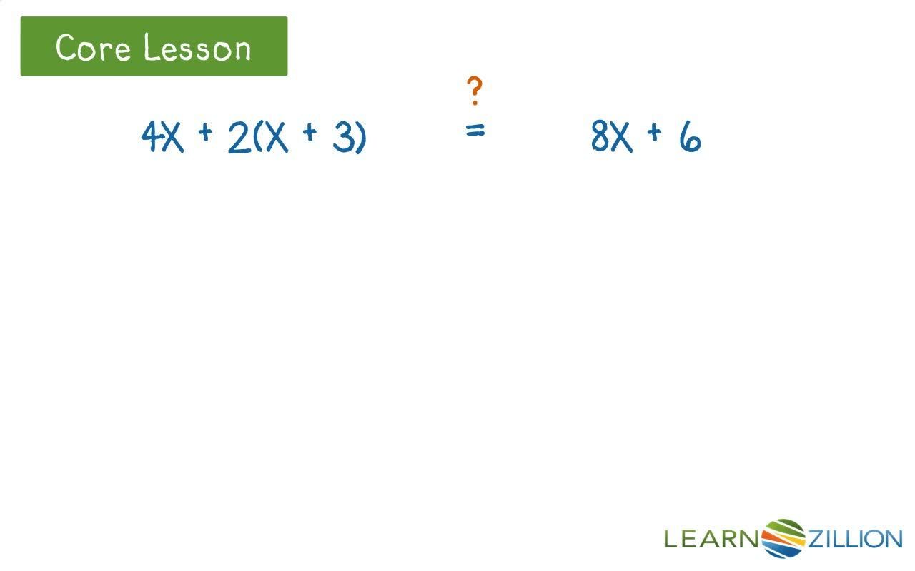 Proving Equivalent Expressions with Diagrams - Kidzovo