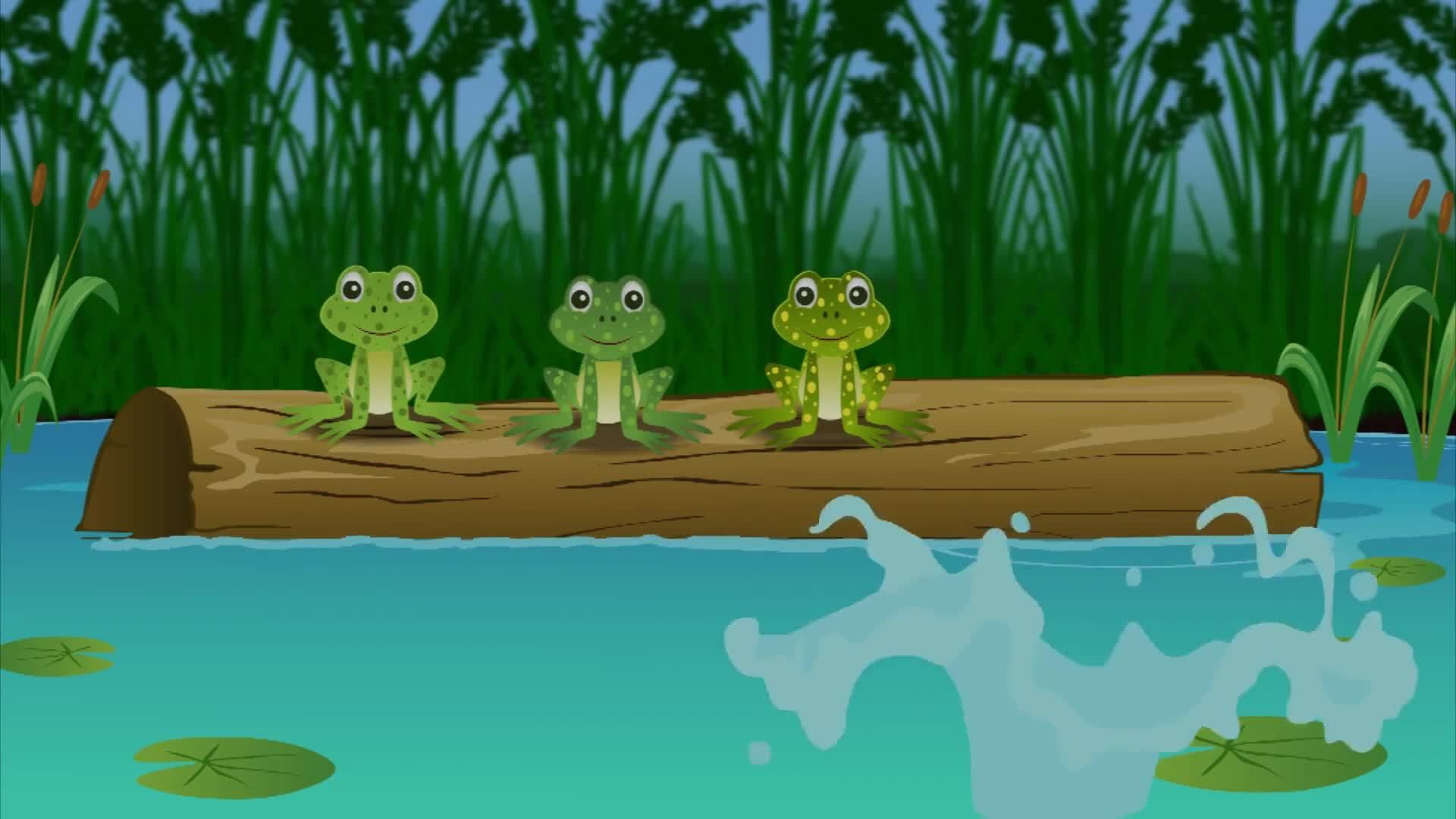 Five Little Speckled Frogs Song | Kids Learning Videos - Kidzovo