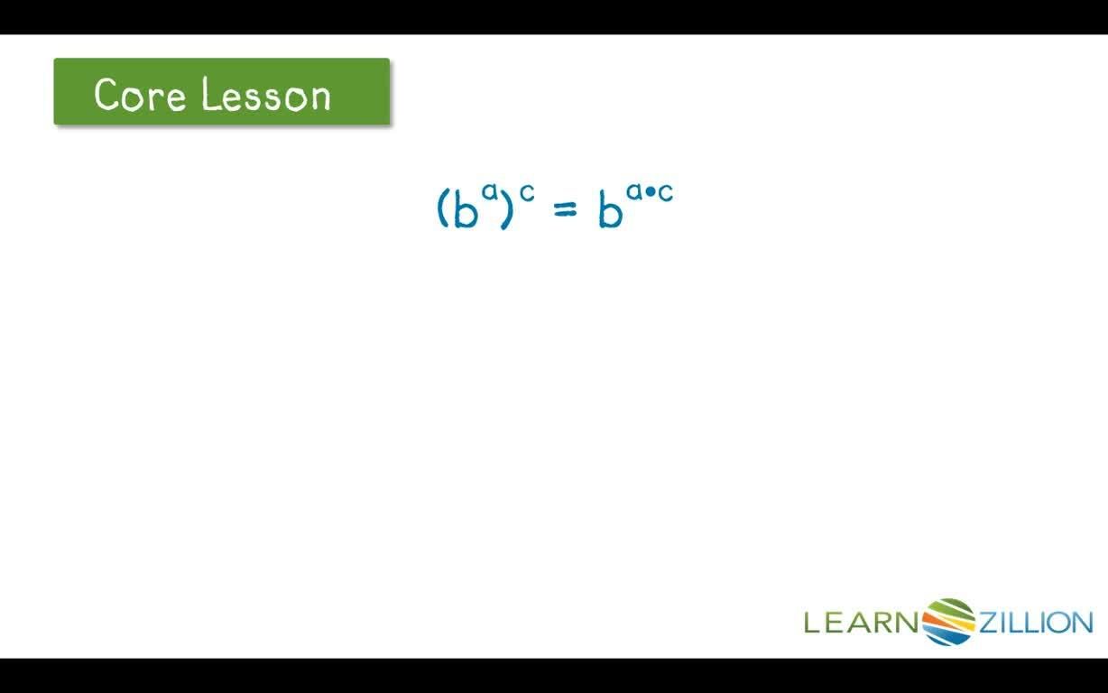 Raising Exponential Expressions to a Power - Kidzovo