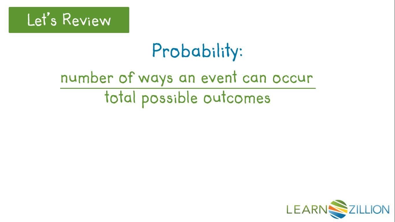 Describing Sample Spaces and Probability - Kidzovo