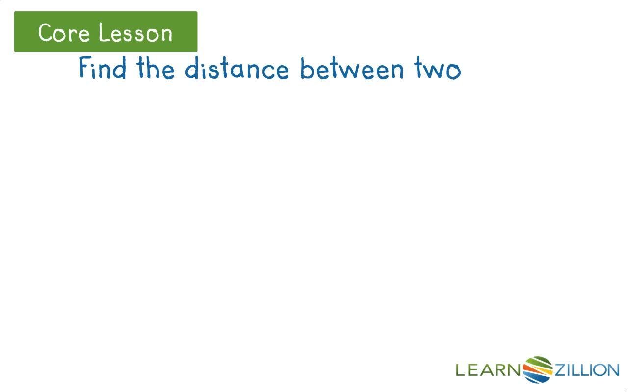 Finding the Distance between Two Points on a Coordinate Grid - Kidzovo