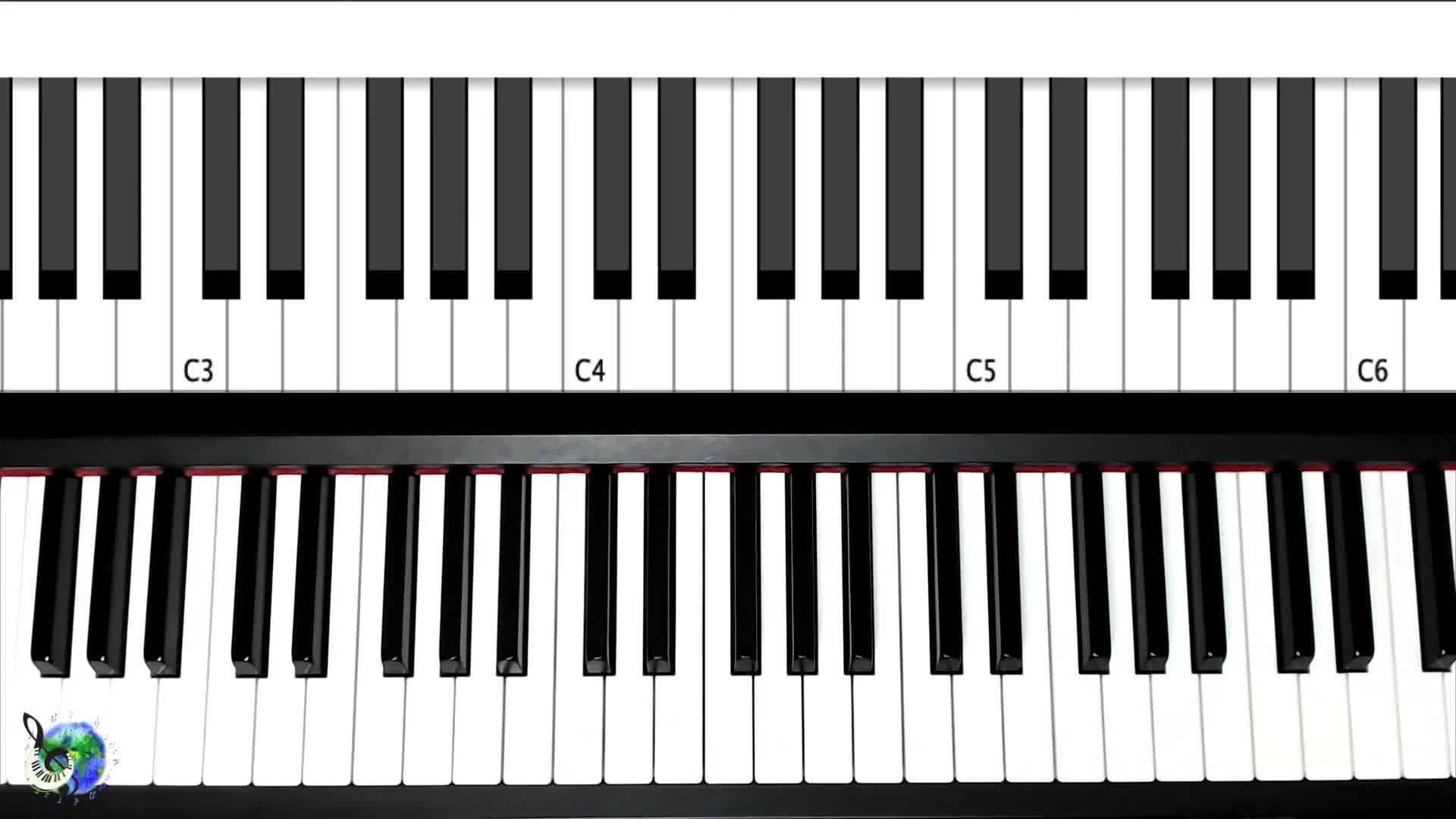Carol of the Bells Piano Easy Tutorial [Part Two] - Kidzovo