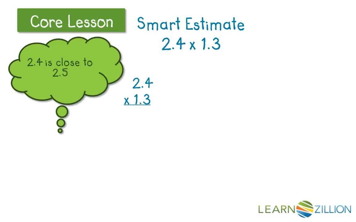 Multiplying Decimals and Whole Numbers: Using an Area Model - Kidzovo