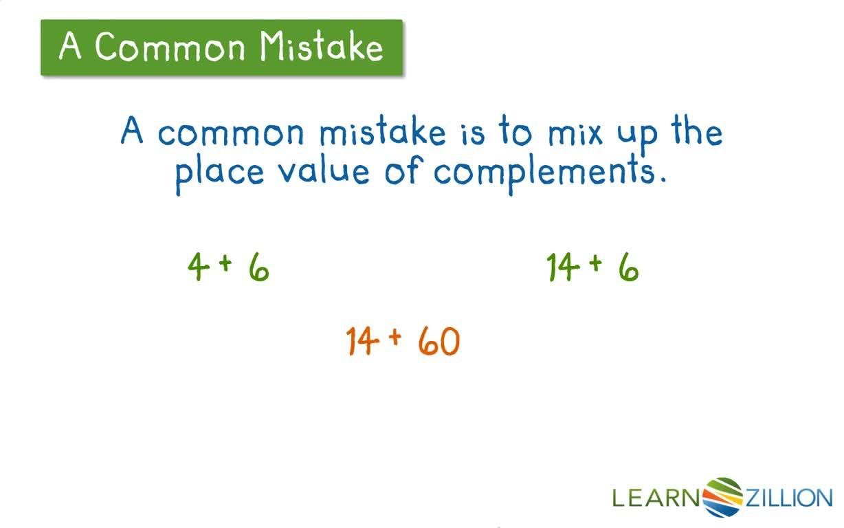 Using Complements of 10 to Solve Addition Problems - Kidzovo