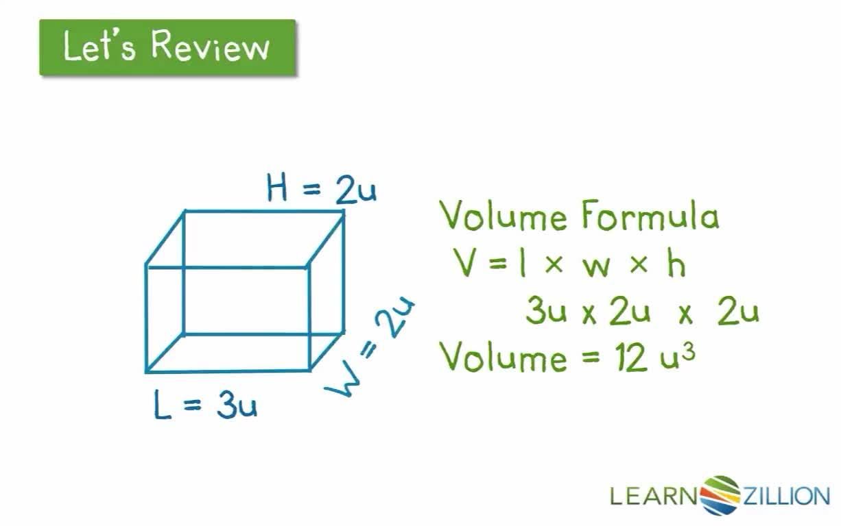 Solving Volume Using Formula Computing Volume Using Dimensions and Formulas - Kidzovo