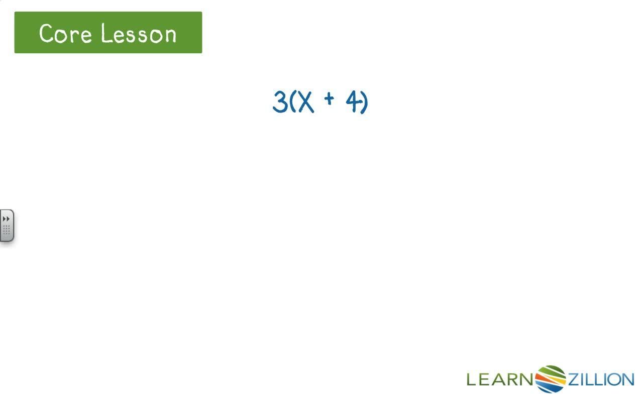 Applying the Distributive Property with Diagrams - Kidzovo