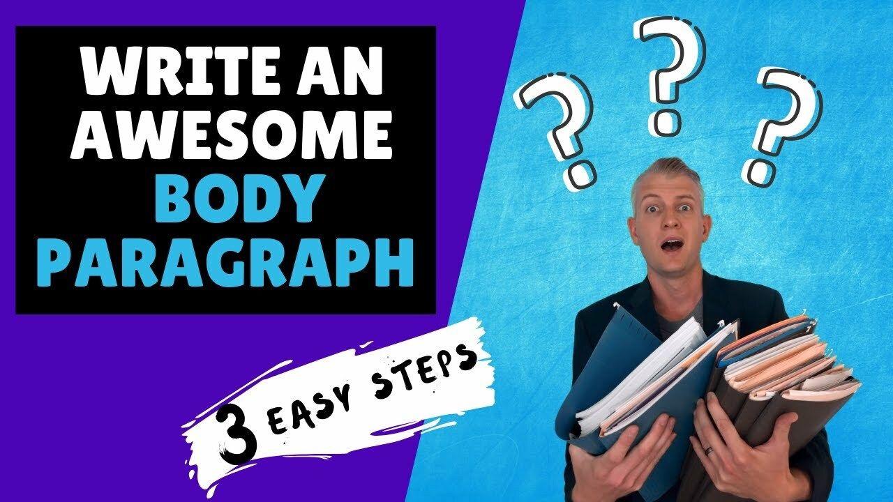 WRITE AN AWESOME BODY PARAGRAPH: Strong Example of Argumentative ...
