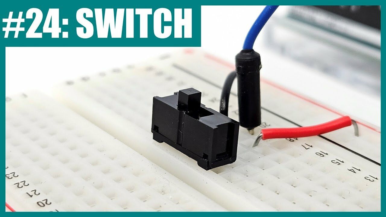 How to Use a Slide Switch with an Arduino (Lesson #24) - Kidzovo