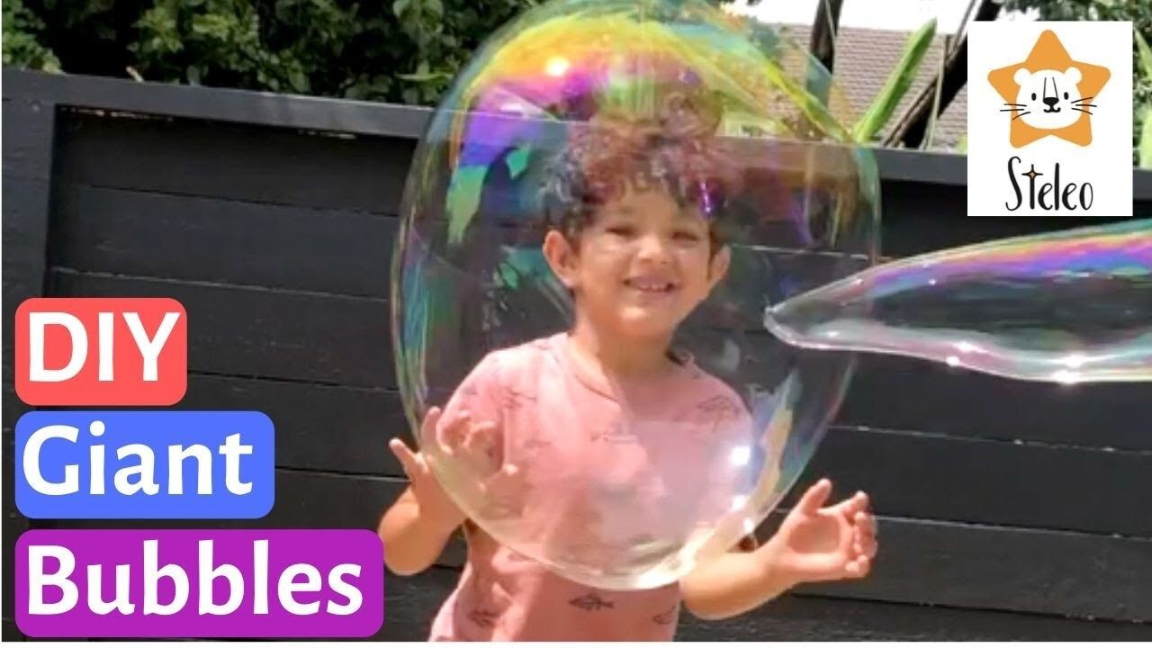How to Make Giant Bubbles - Kidzovo