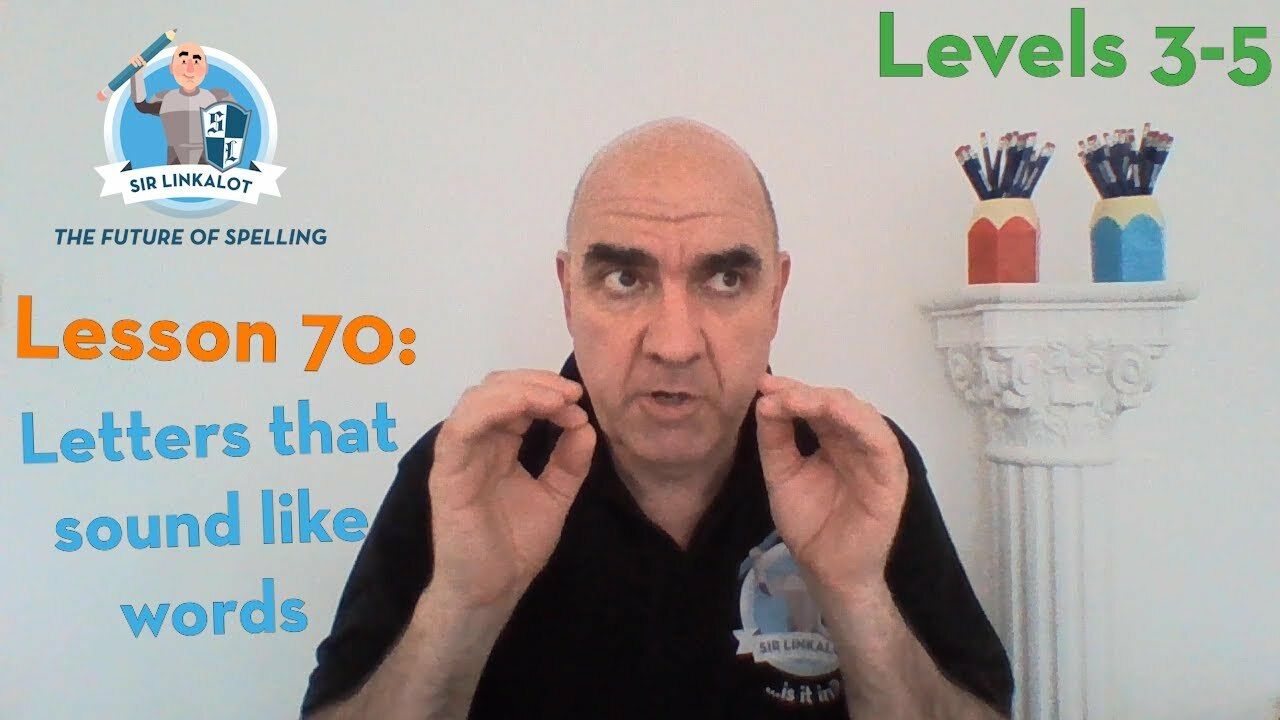 Lesson 70 - Letters that sound like words (Levels 3-5) - Kidzovo