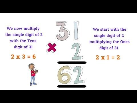 2-Digit Number with a Single-Digit Number Example 2 - Kidzovo