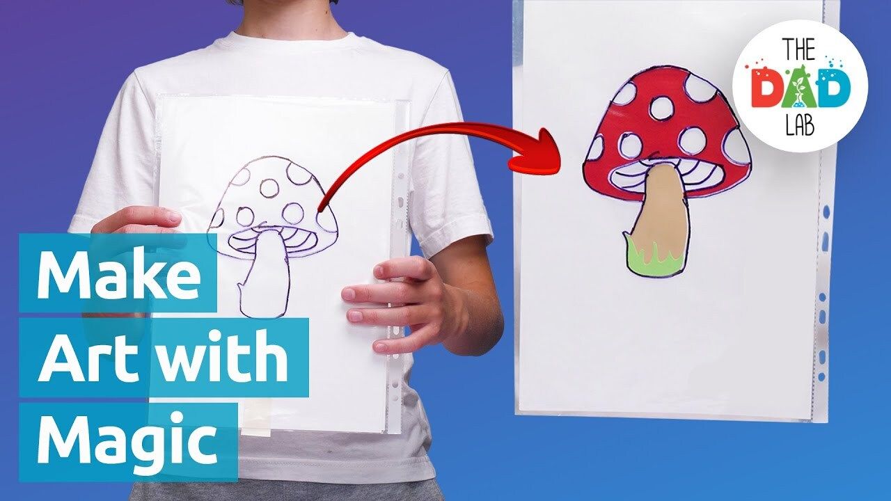 Magic Trick: Color Pictures Instantly - Kidzovo