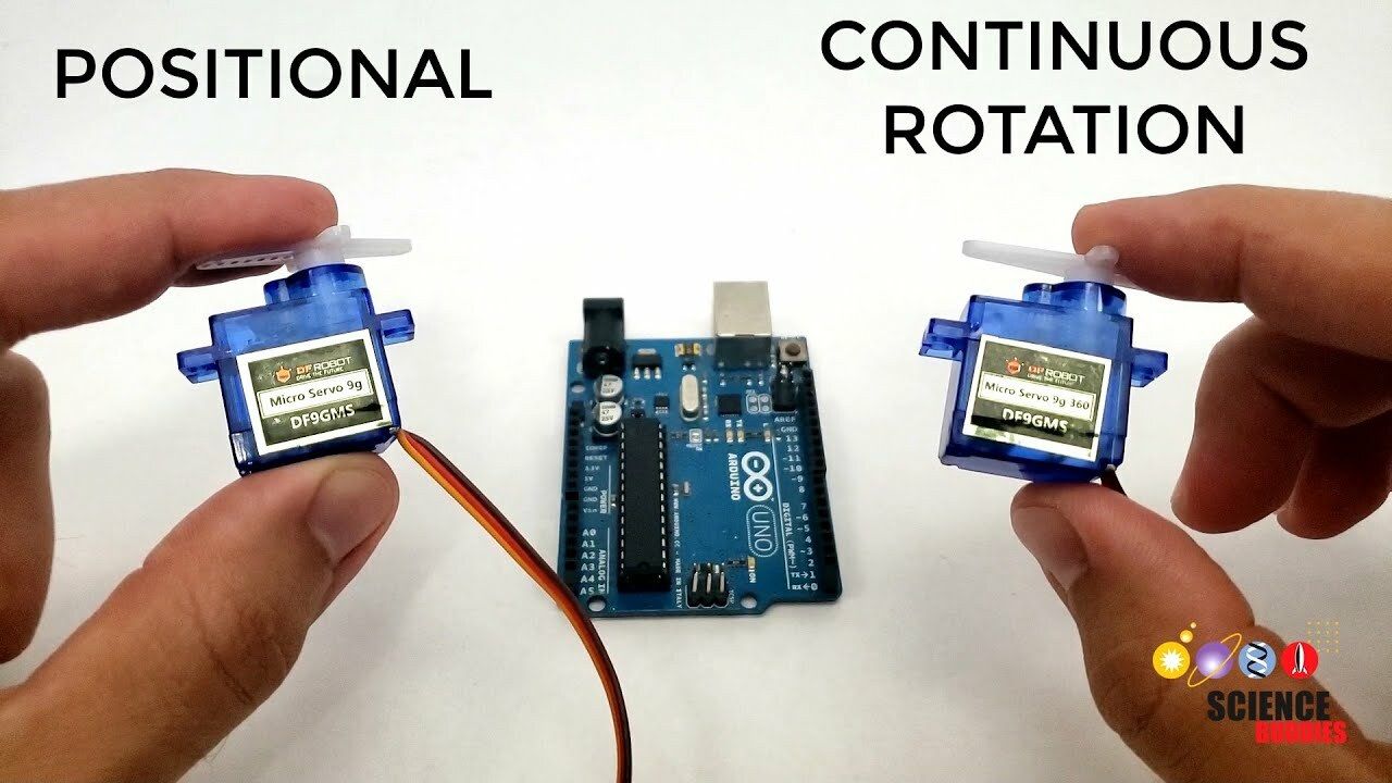 Positional vs Continuous Rotation Servo Motors - Kidzovo