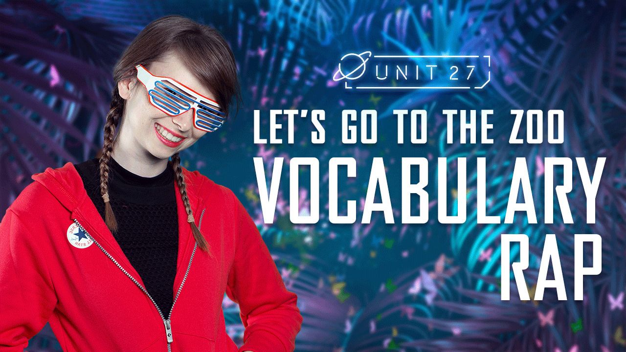 Let's go to the zoo: Part 4 - Vocabulary Rap - Kidzovo