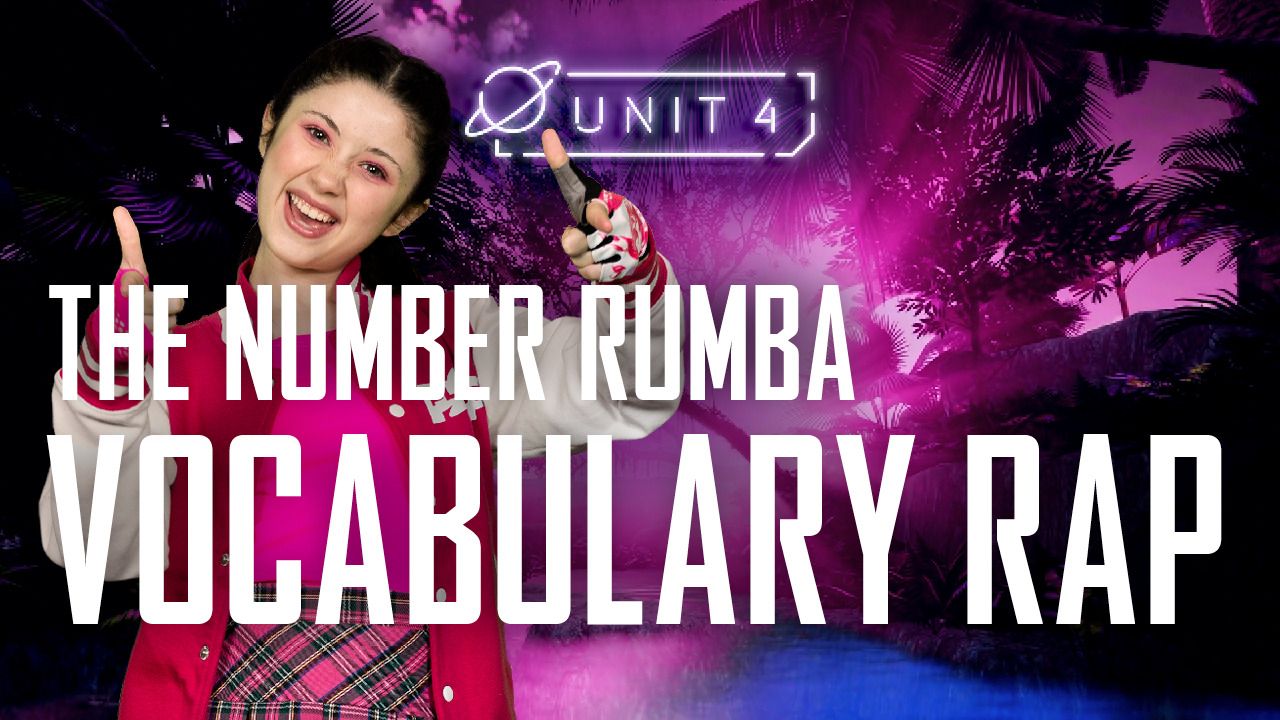 The number rumba: Part 4 - Vocabulary Rap - Kidzovo