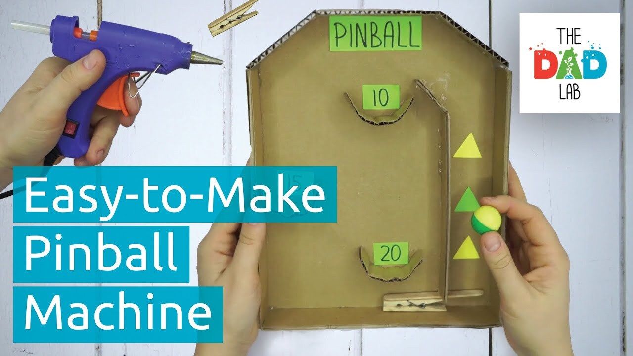 How to Make a Simple Pinball Machine with Cardboard - Kidzovo