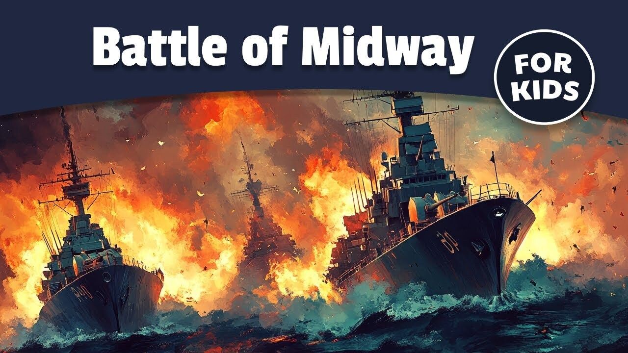 Battle of Midway for Kids | World War II - Kidzovo