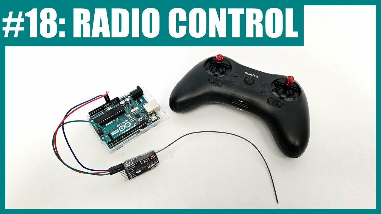 How to use an RC Transmitter with Arduino (Lesson #18) - Kidzovo