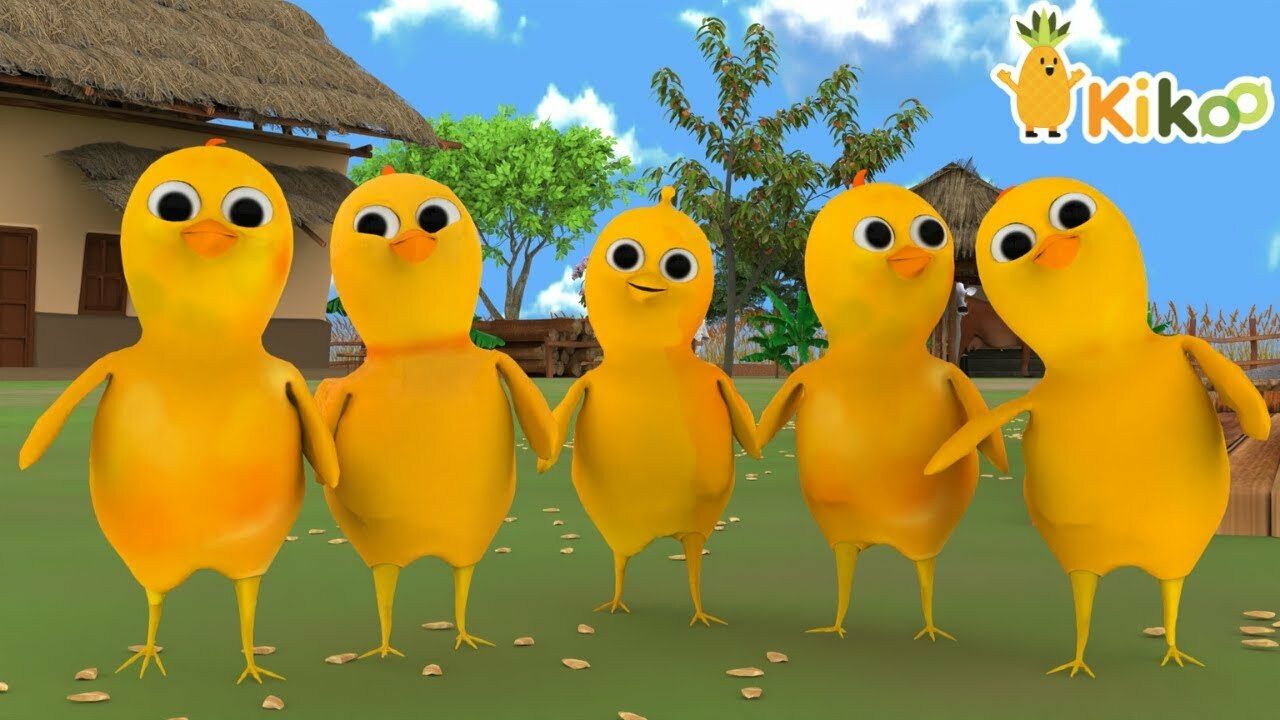 Five little chicks - Kidzovo