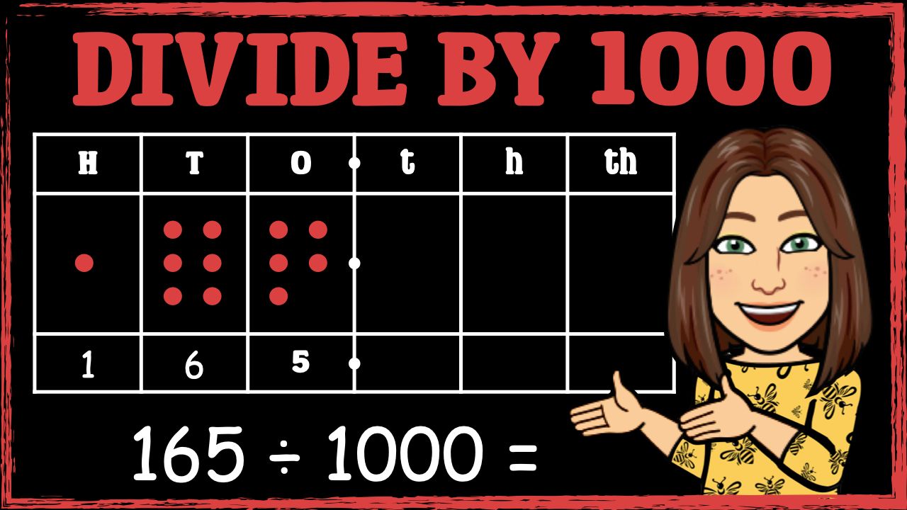 Dividing Numbers by 1000 - Kidzovo
